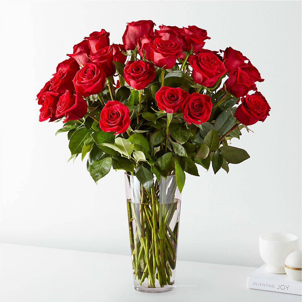 Long Stem Red Rose Bouquet – Mulhearn Flowers Llc, West Monroe LA