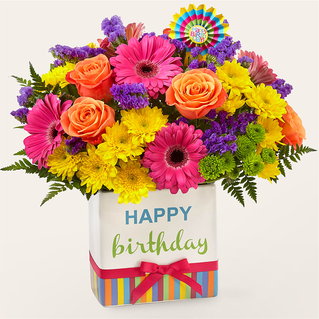 Birthday Brights Bouquet – Mulhearn Flowers Llc, West Monroe LA
