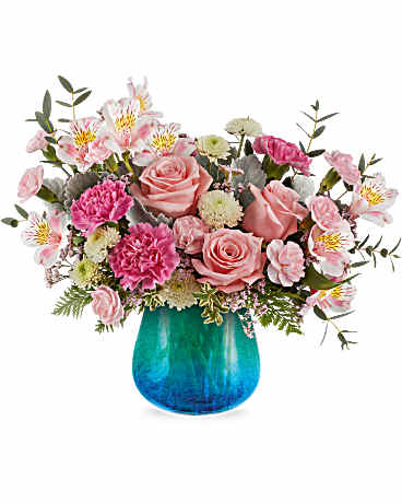 BLUE HUES BOUQUET – Mulhearn Flowers Llc, West Monroe LA