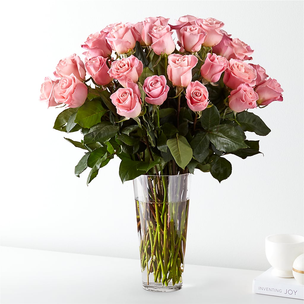 Long Stem Pink Rose Bouquet – Mulhearn Flowers Llc, West Monroe LA