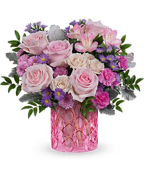 Haute Pink Bouquet – Mulhearn Flowers Llc, West Monroe LA