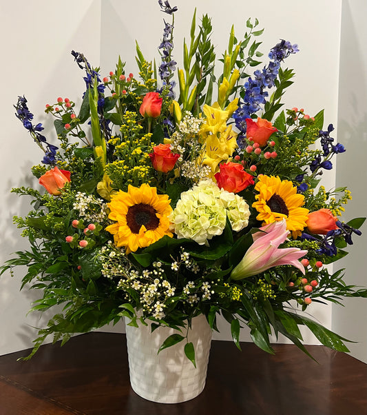 Loving Memories Sympathy Basket