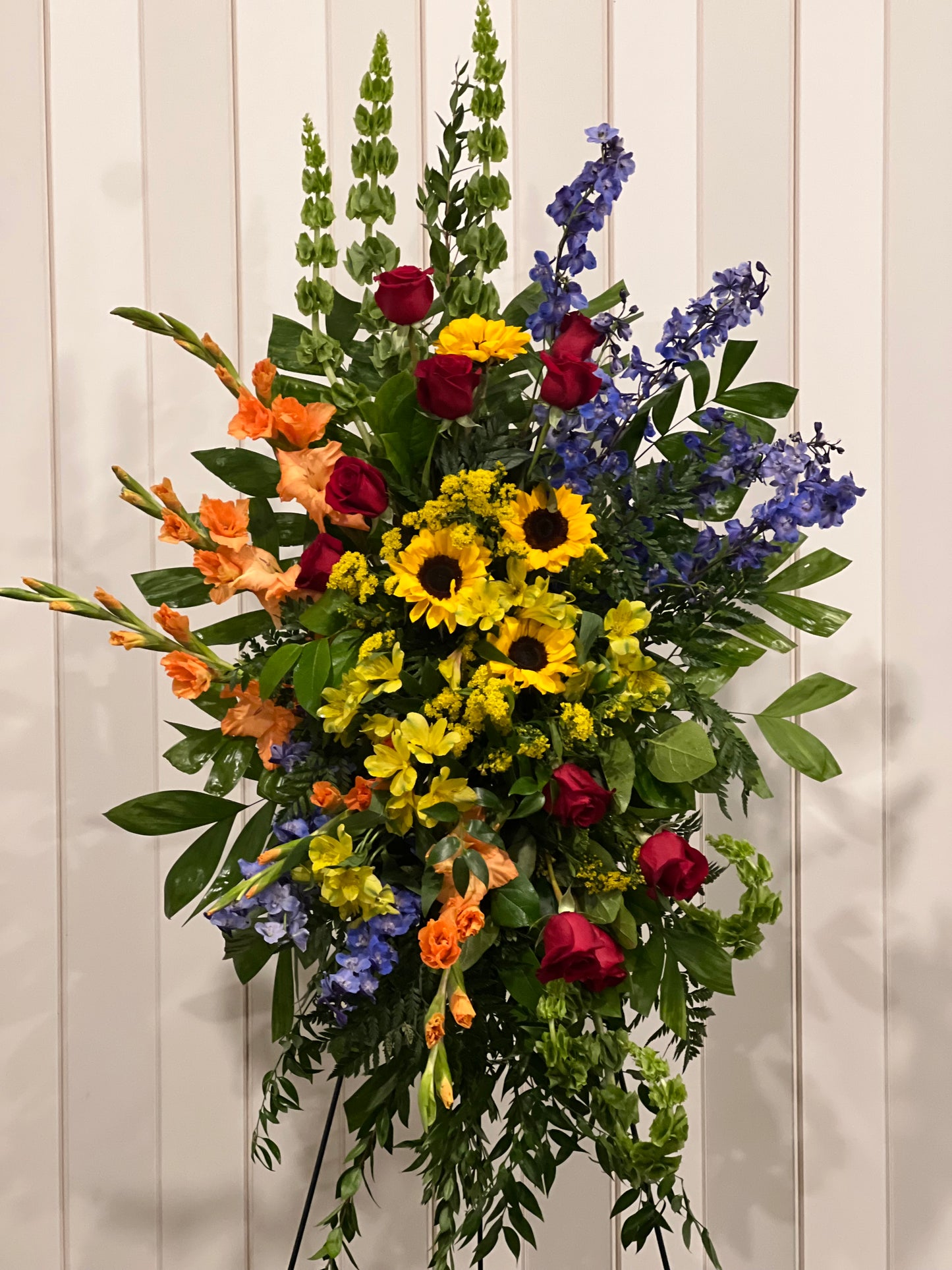 Loving Sympathy Standing Spray – Mulhearn Flowers Llc, West Monroe LA