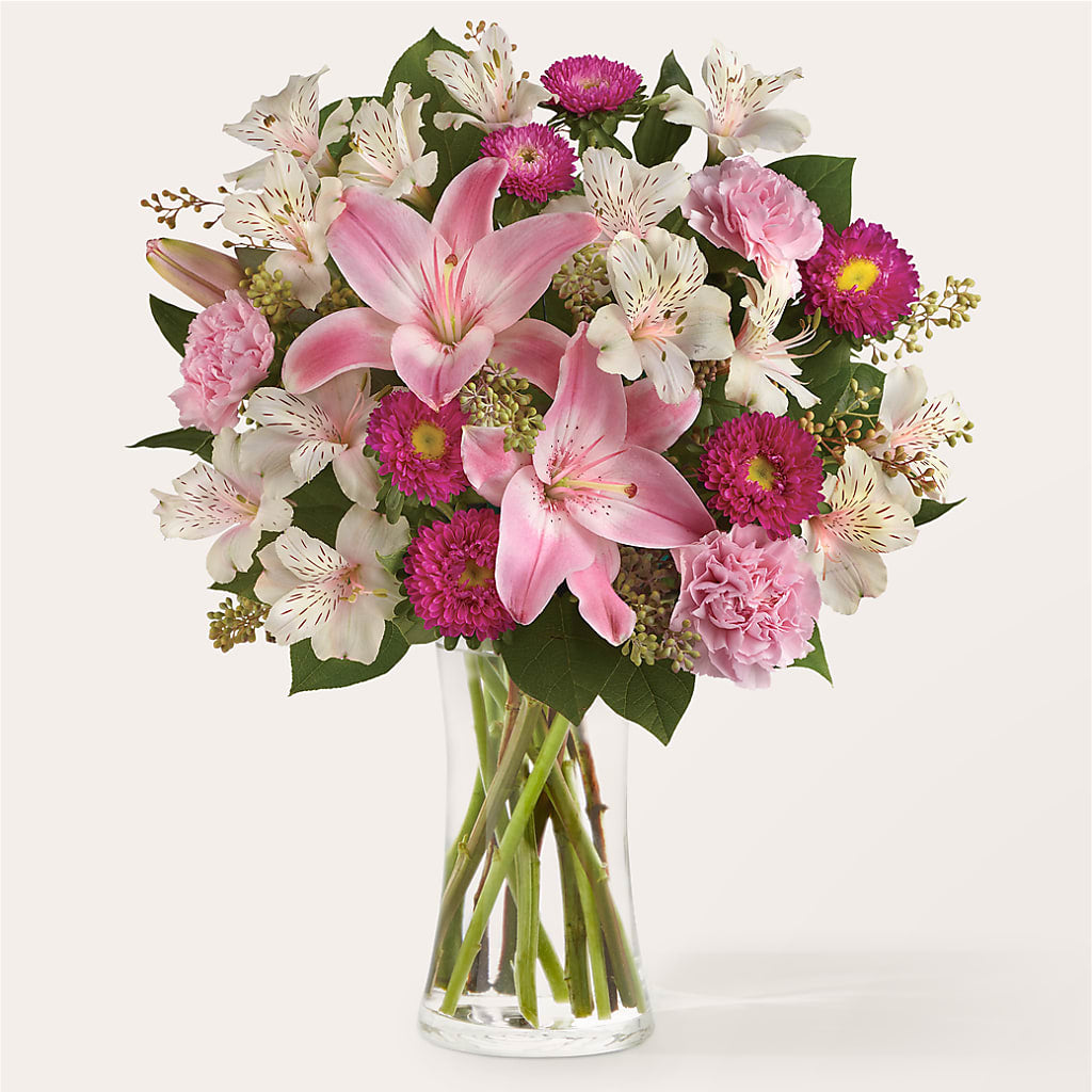 Feeling Fuchsia Bouquet – Mulhearn Flowers Llc, West Monroe LA