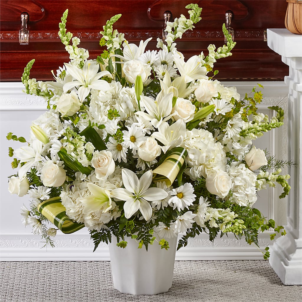 Thoughts of Tranquility Floor Basket – Mulhearn Flowers Llc, West Monroe LA