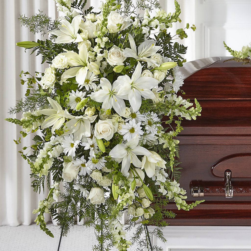 Loving Thoughts Standing Spray – Mulhearn Flowers Llc, West Monroe LA