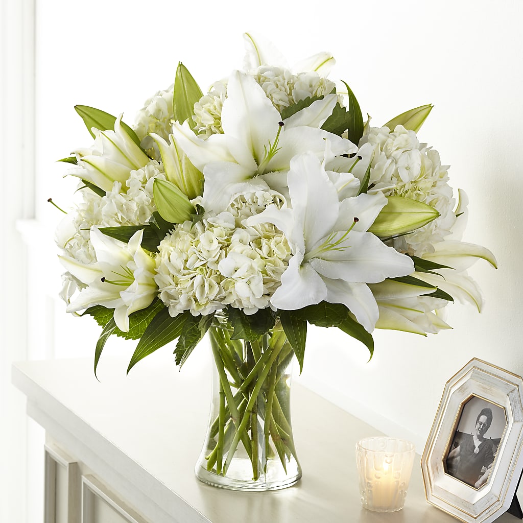 Compassionate Lily Bouquet – Mulhearn Flowers Llc, West Monroe LA