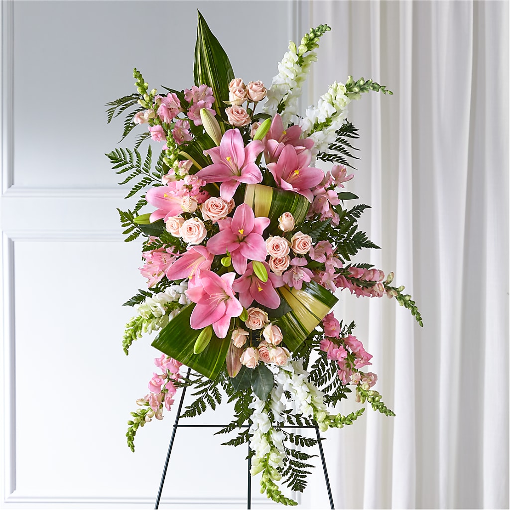 Elegant Embrace Standing Spray – Mulhearn Flowers Llc, West Monroe LA