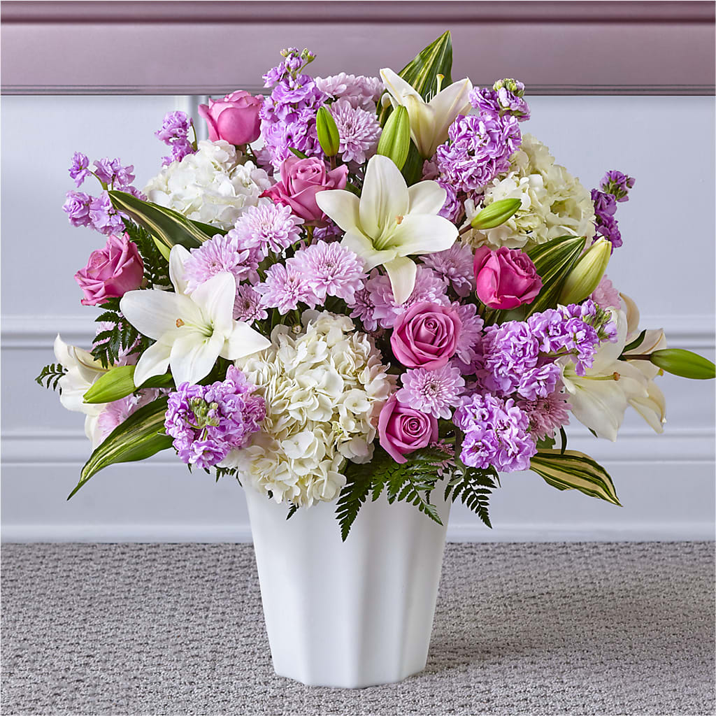 Heaven Sent Floor Basket – Mulhearn Flowers Llc, West Monroe LA