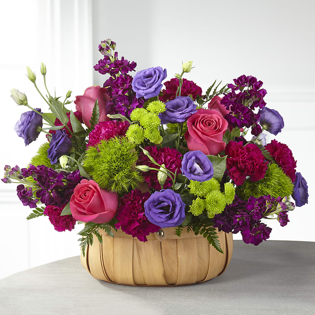 Serene Sanctuary Basket – Mulhearn Flowers Llc, West Monroe LA