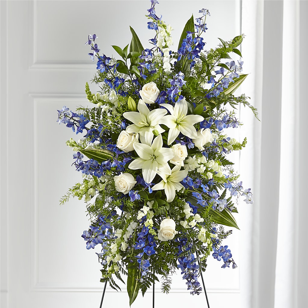 Faithful Friend Standing Spray – Mulhearn Flowers Llc, West Monroe LA