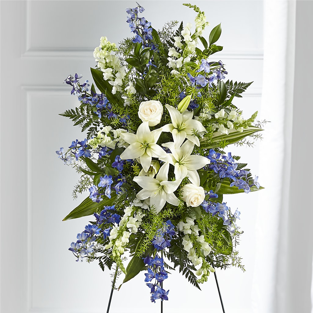 Faithful Friend Standing Spray – Mulhearn Flowers Llc, West Monroe LA