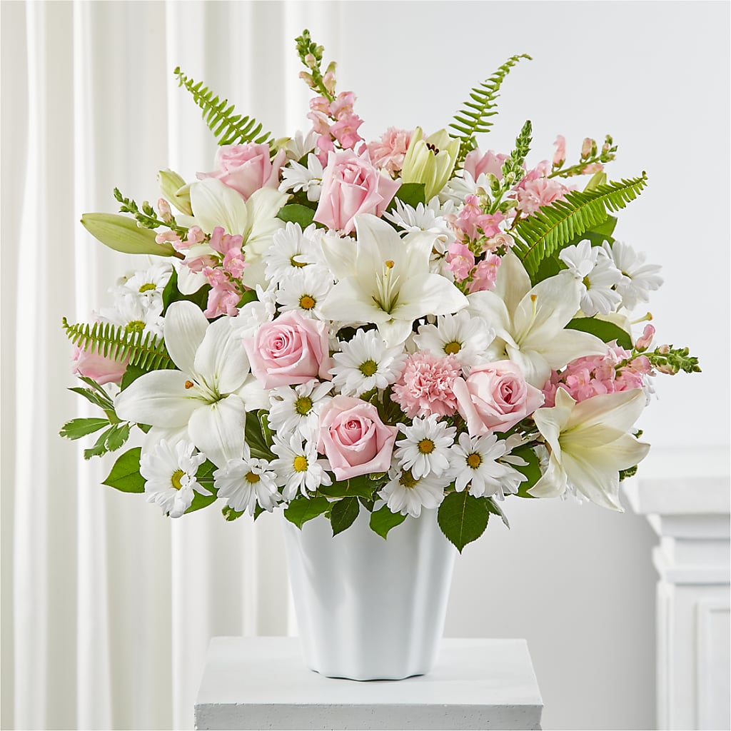 Soft Touch Tabletop Basket – Mulhearn Flowers Llc, West Monroe LA