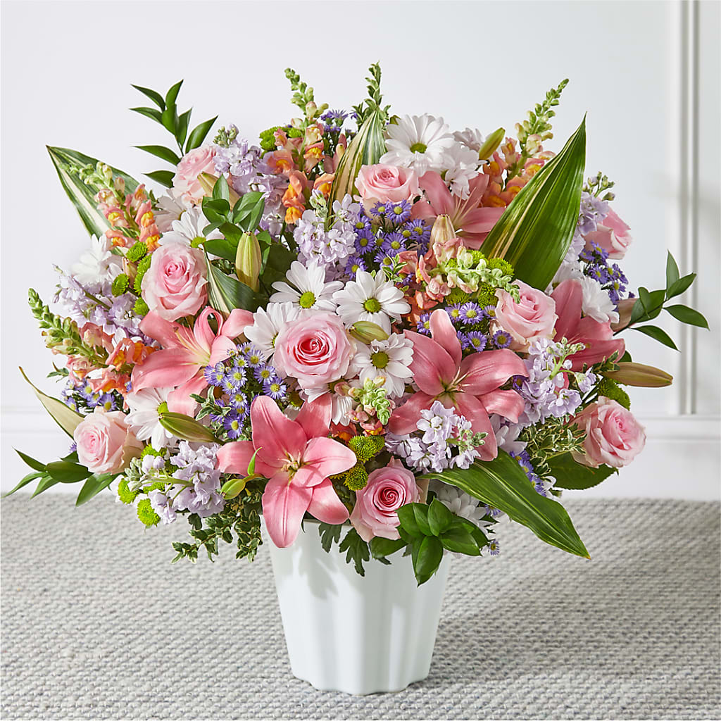 Abundant Compassion Floor Basket – Mulhearn Flowers Llc, West Monroe LA