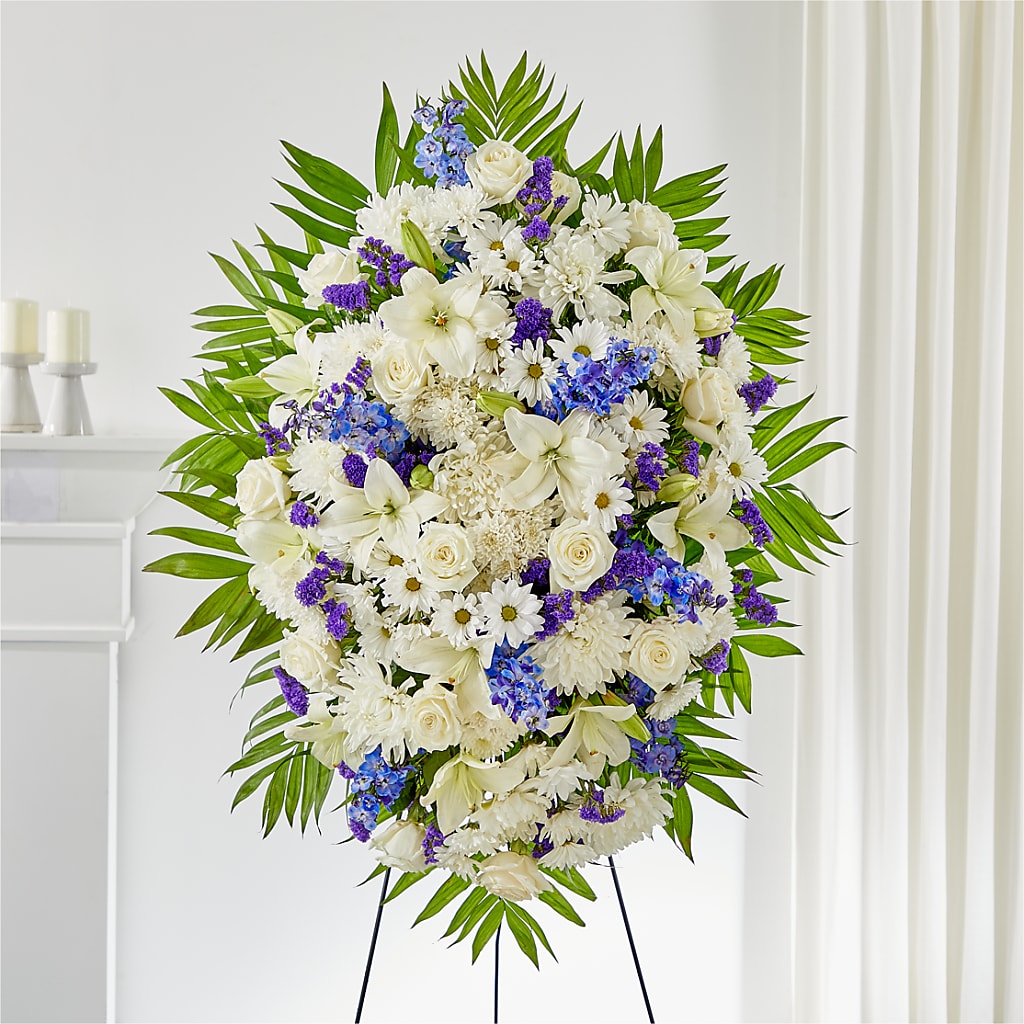 At Rest Standing Spray – Mulhearn Flowers Llc, West Monroe LA