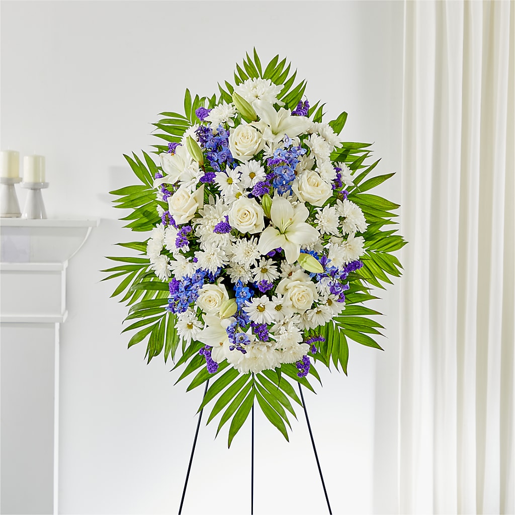 At Rest Standing Spray – Mulhearn Flowers Llc, West Monroe LA