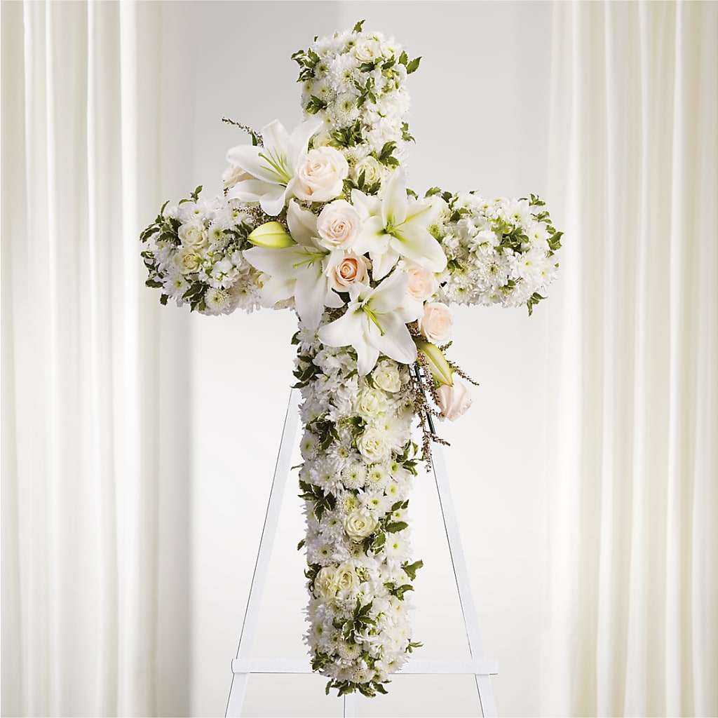 Spiritual Guidance Standing Spray – Mulhearn Flowers Llc, West Monroe LA