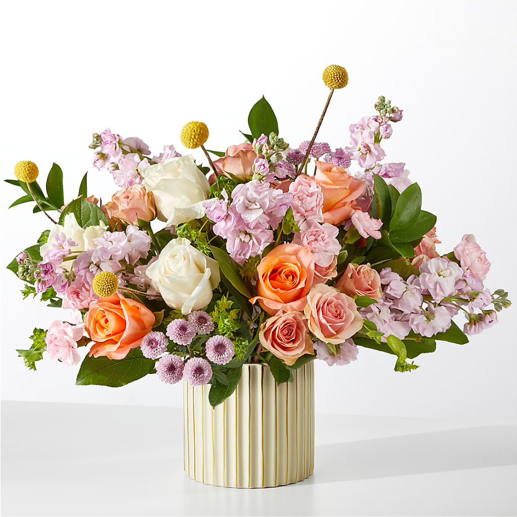 French Market Bouquet with Ivory Vase – Mulhearn Flowers Llc, West Monroe LA