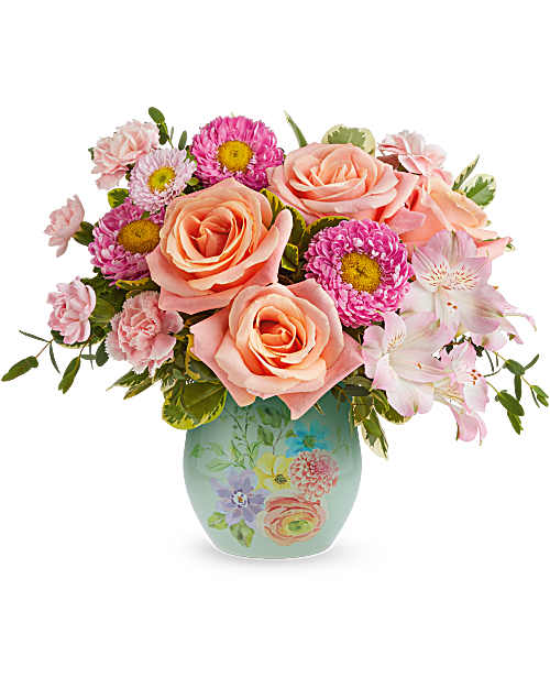 WATERCOLOR GARDEN BOUQUET – Mulhearn Flowers Llc, West Monroe LA