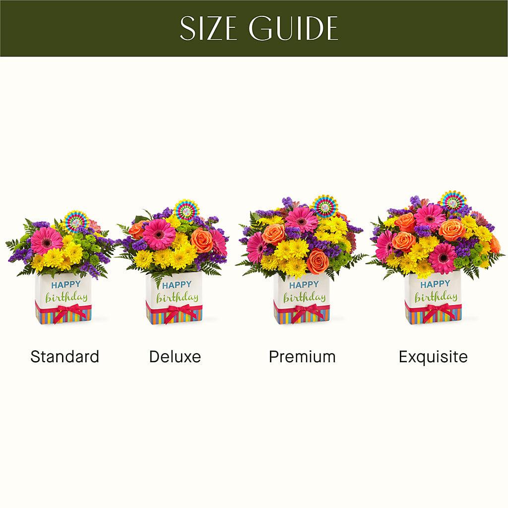 Birthday Brights Bouquet –  Mulhearn Flowers Llc, West Monroe LA