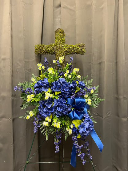 Calvary Silk Sympathy Spray –  Mulhearn Flowers Llc, West Monroe LA