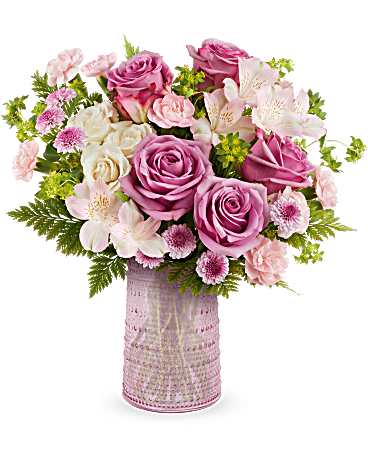 BLUSH BLOSSOMS BOUQUET –  Mulhearn Flowers Llc, West Monroe LA