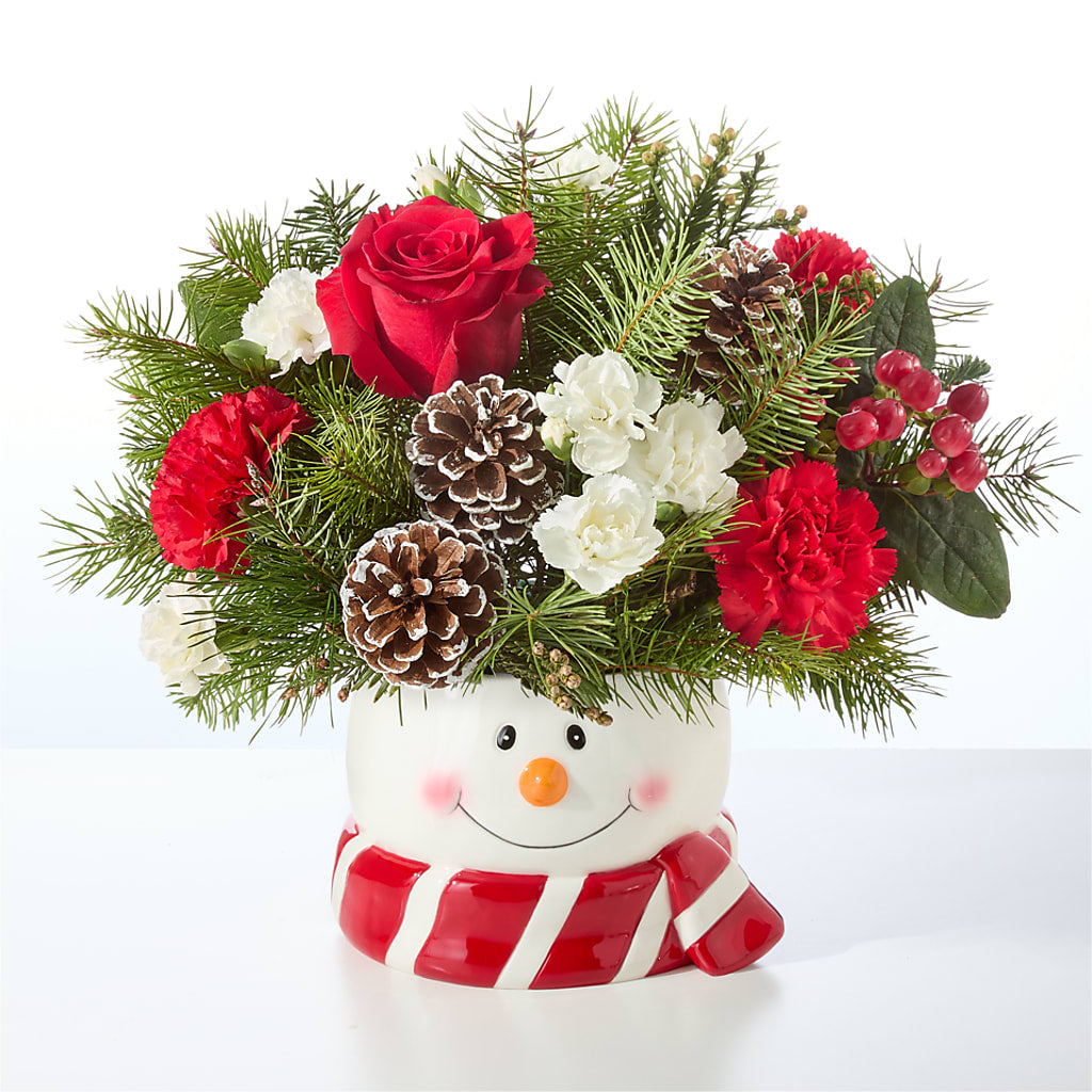 Jolly Snowman Bouquet –  Mulhearn Flowers Llc, West Monroe LA