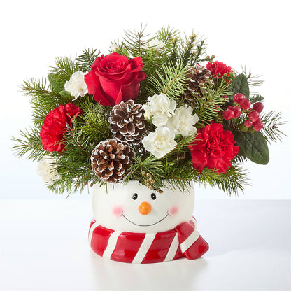 Jolly Snowman Bouquet –  Mulhearn Flowers Llc, West Monroe LA