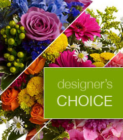 Designers Choice Wicker Basket arrangement