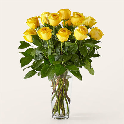 Long Stem Yellow Rose Bouquet –  Mulhearn Flowers Llc, West Monroe LA