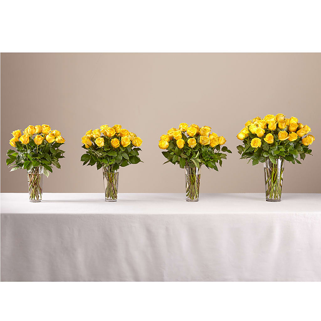 Long Stem Yellow Rose Bouquet –  Mulhearn Flowers Llc, West Monroe LA