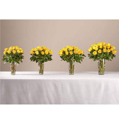 Long Stem Yellow Rose Bouquet –  Mulhearn Flowers Llc, West Monroe LA