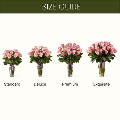 Long Stem Pink Rose Bouquet –  Mulhearn Flowers Llc, West Monroe LA