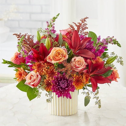 Burgundy Landscape Bouquet –  Mulhearn Flowers Llc, West Monroe LA