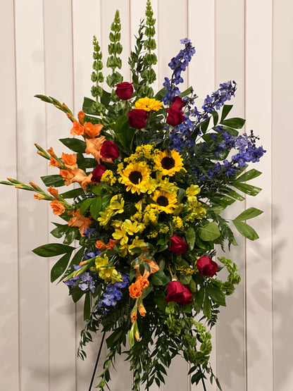 Loving Sympathy Standing Spray –  Mulhearn Flowers Llc, West Monroe LA