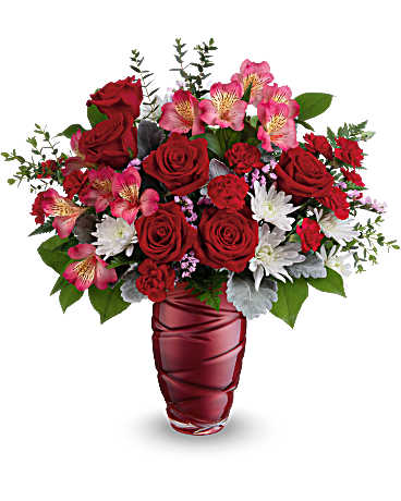 TELEFLORA'S LOVING SWIRLS BOUQUET