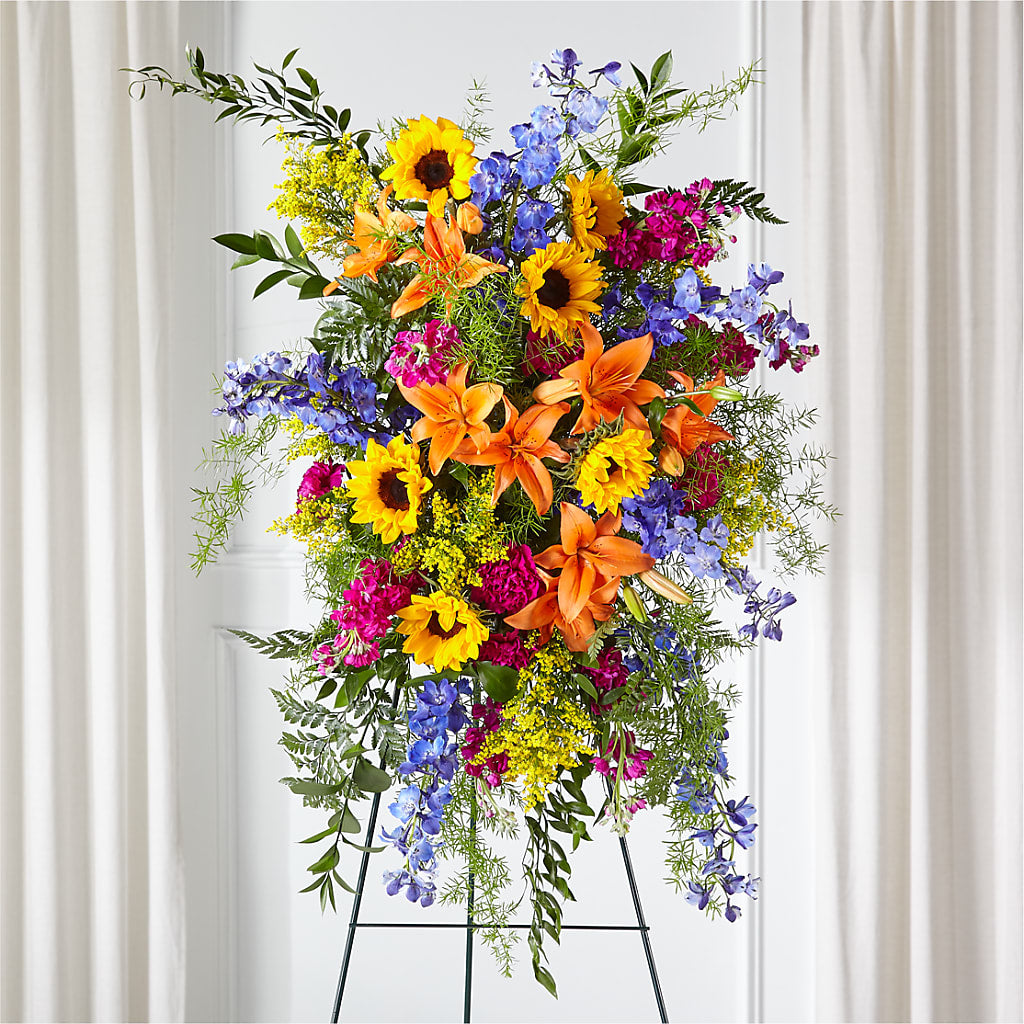 Sunlit Memories Standing Spray (Standard) –  Mulhearn Flowers Llc, West Monroe LA