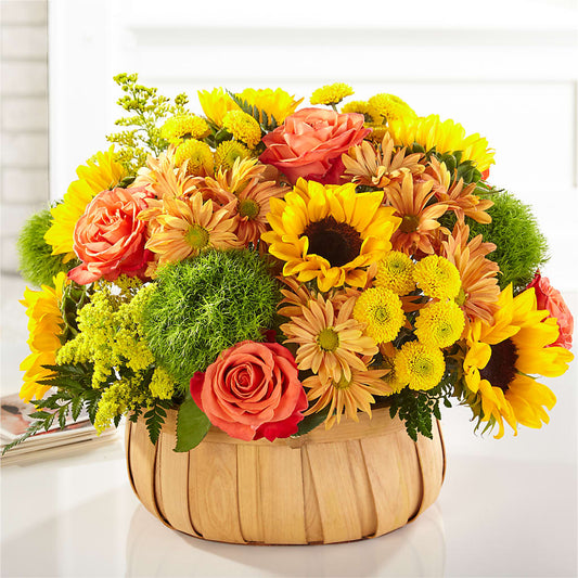Harvest Sunflower Basket –  Mulhearn Flowers Llc, West Monroe LA