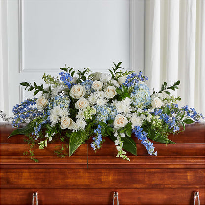 Timeless Essence Casket Spray –  Mulhearn Flowers Llc, West Monroe LA