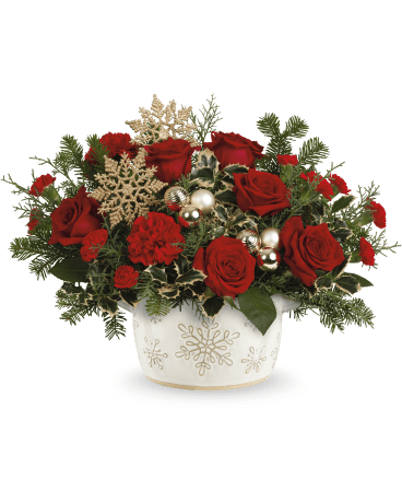 TELEFLORA'S SNOWFLAKE SYMPHONY BOUQUET