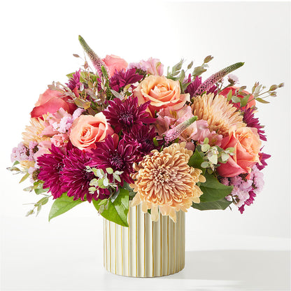 Berry Cobbler Bouquet with Ivory Vase –  Mulhearn Flowers Llc, West Monroe LA