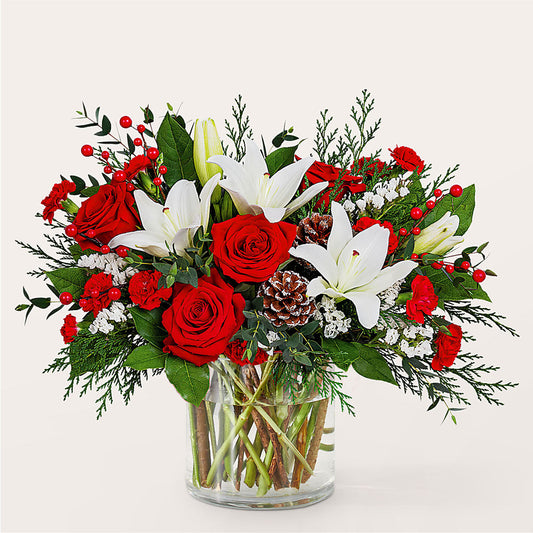 Best in Snow Bouquet –  Mulhearn Flowers Llc, West Monroe LA