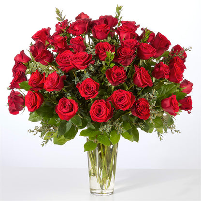 Forever Yours Fifty Stem Red Rose Bouquet –  Mulhearn Flowers Llc, West Monroe LA